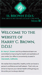 Mobile Screenshot of harrybrowndds.com